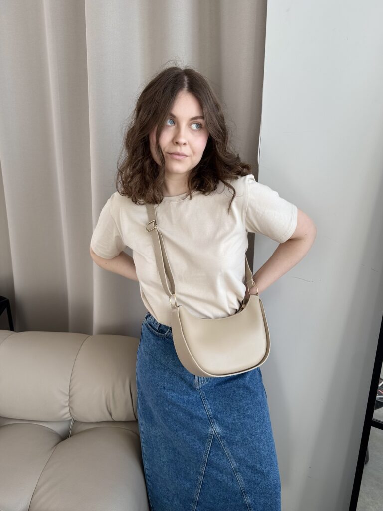 Жіноча сумка Simona бежева